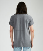 Mens Kodeine Ss Tee Vintage Grey Tees - Grey