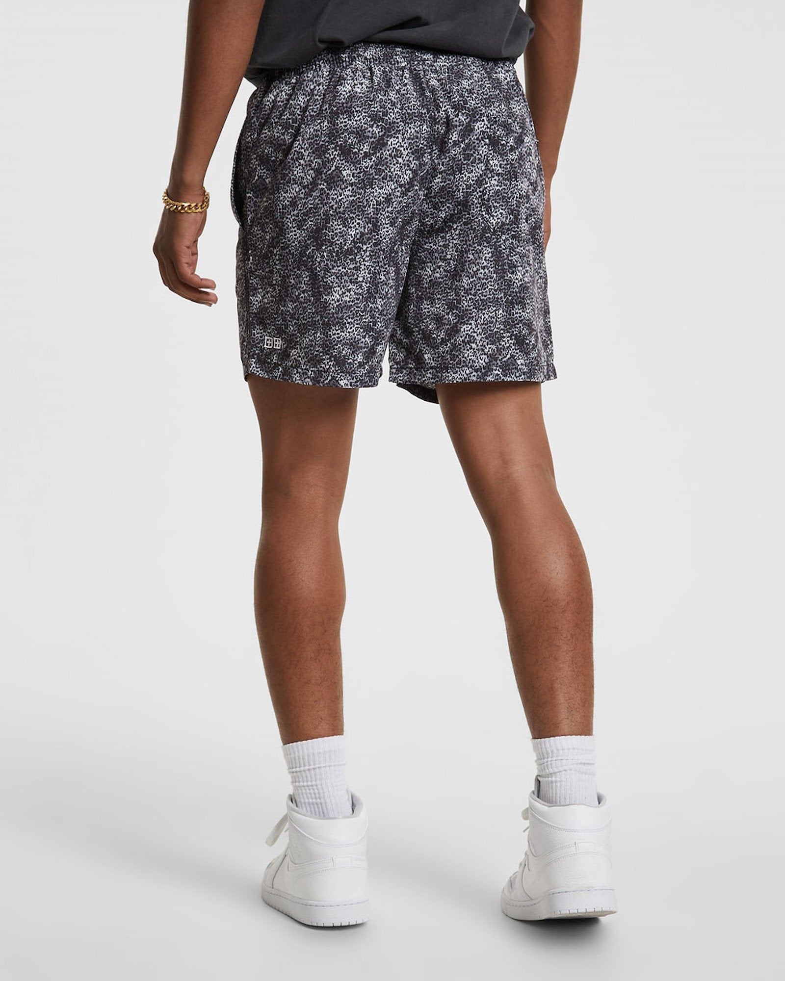 JUNGLE BOARDSHORT BLACK LEOPARD