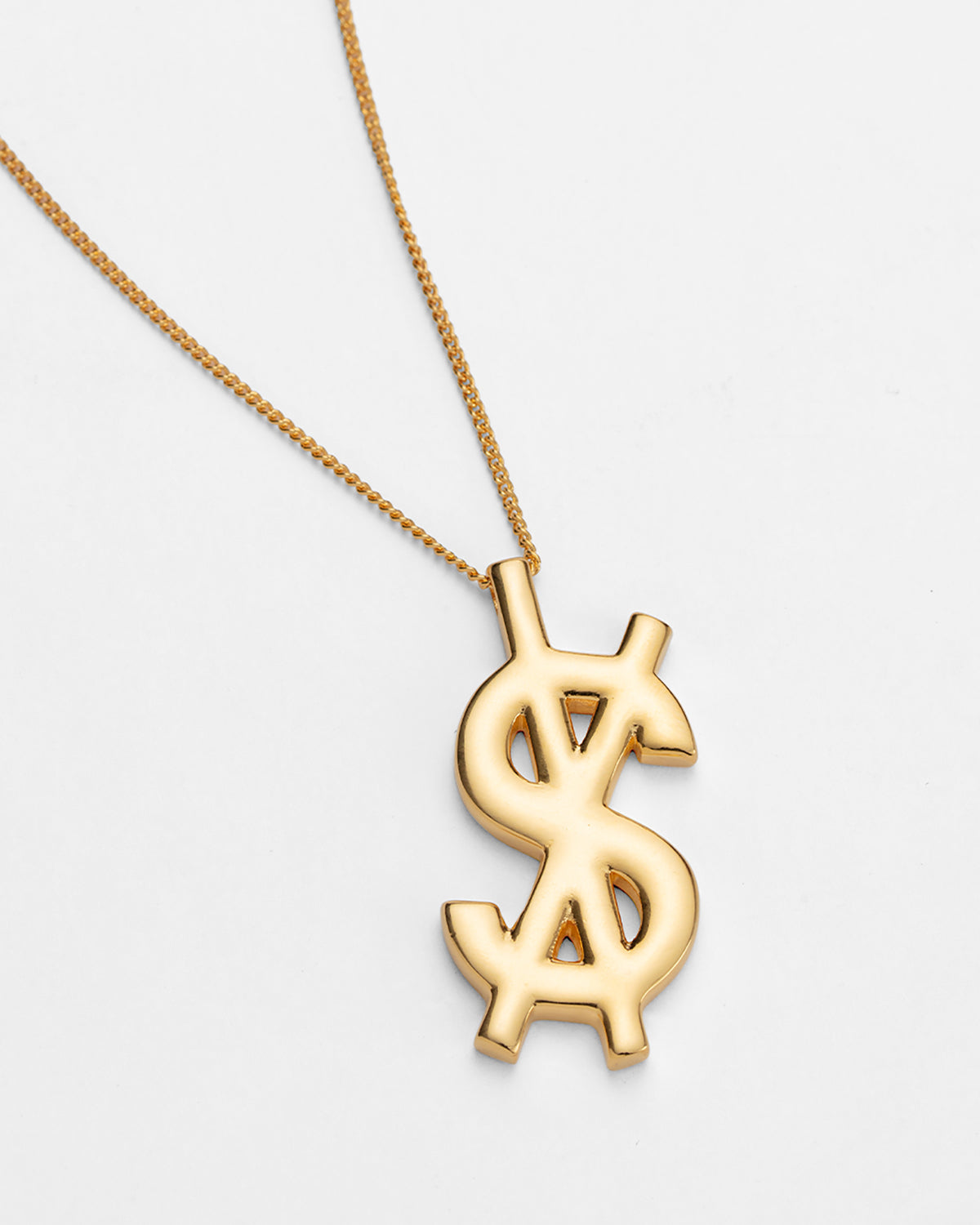 18k Dripps Cross Dollar Necklace Jewellery - Gold