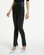 WOMENS LUNA LEATHER PANT BLACK PANTS
