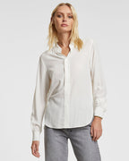 Womens Xzibit Shirt White Relaxed Shirts - White