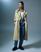 WOMENS INCOGNITO BIKER/TRENCH KHAKI JACKETS