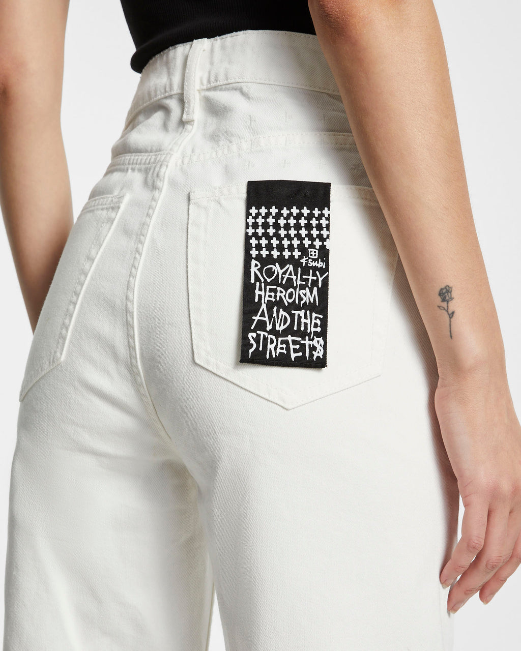 WOMENS BROOKLYN JEAN BLANC DENIM JEANS