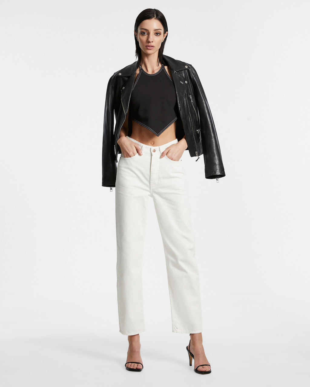WOMENS BROOKLYN JEAN BLANC DENIM JEANS