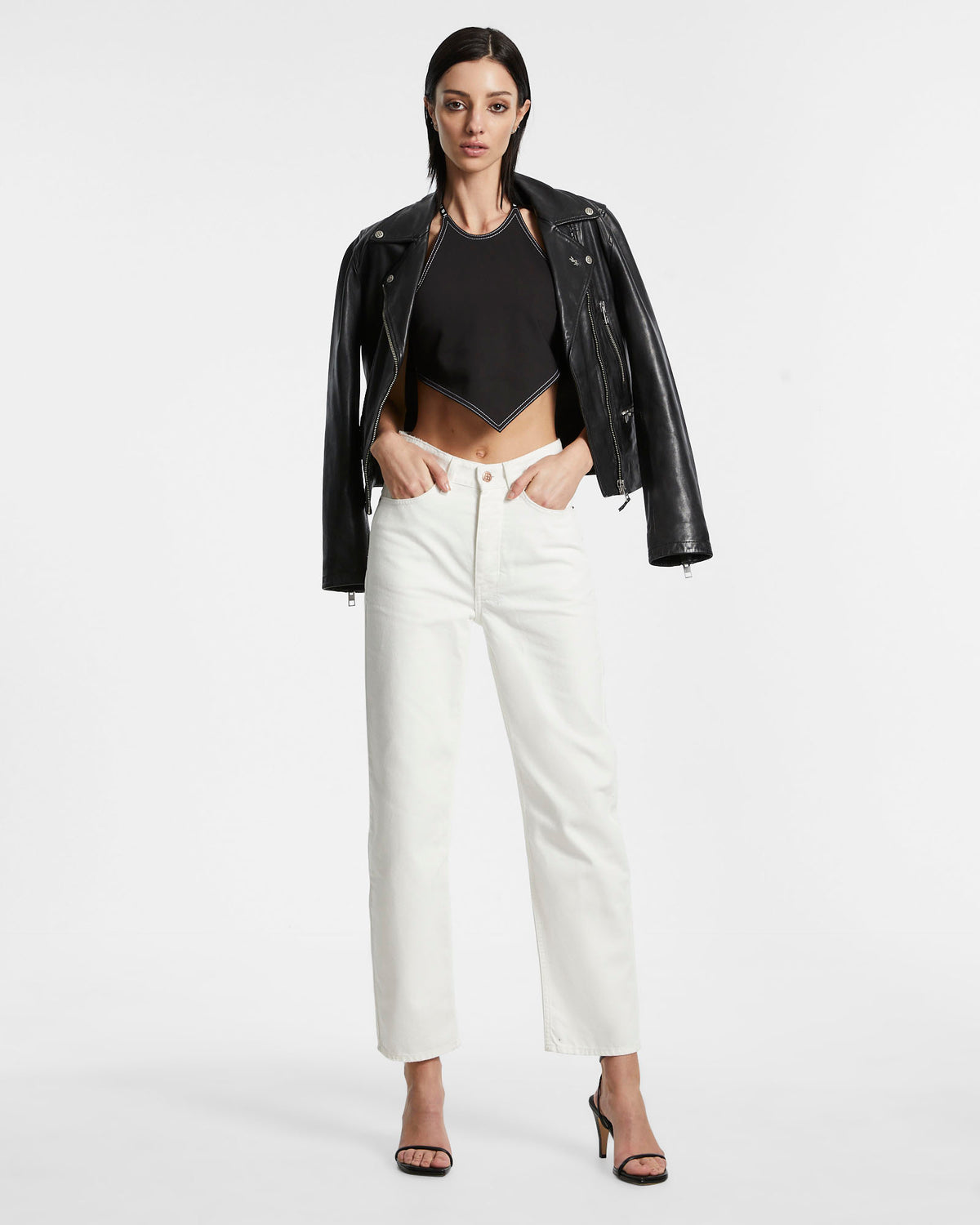 WOMENS BROOKLYN JEAN BLANC DENIM JEANS
