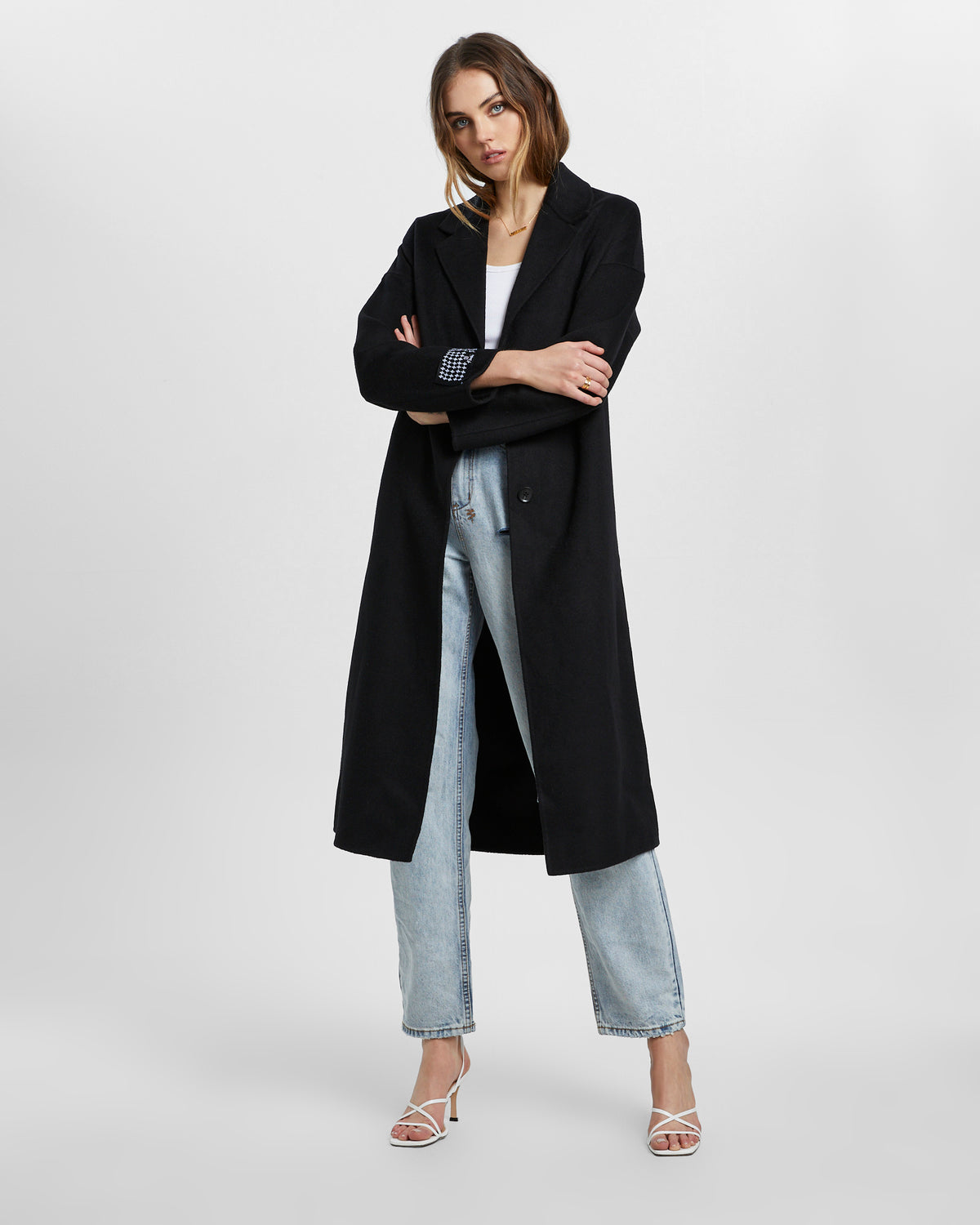 WOMENS KAMILLE COAT BLACK JACKETS