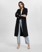 WOMENS KAMILLE COAT BLACK JACKETS