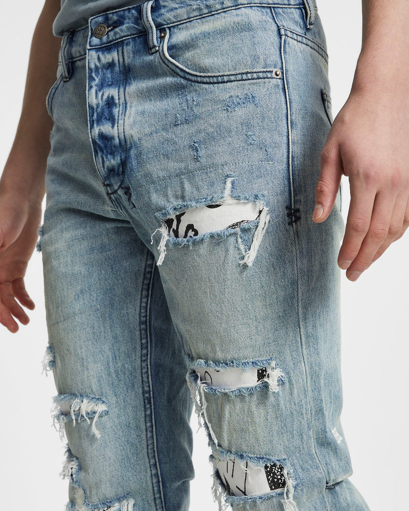 KSUBI × Travis Scott Ripped Chitch Jean-, 44% OFF