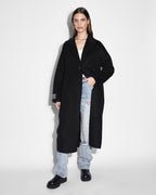 WOMENS KAMILLE COAT BLACK JACKETS
