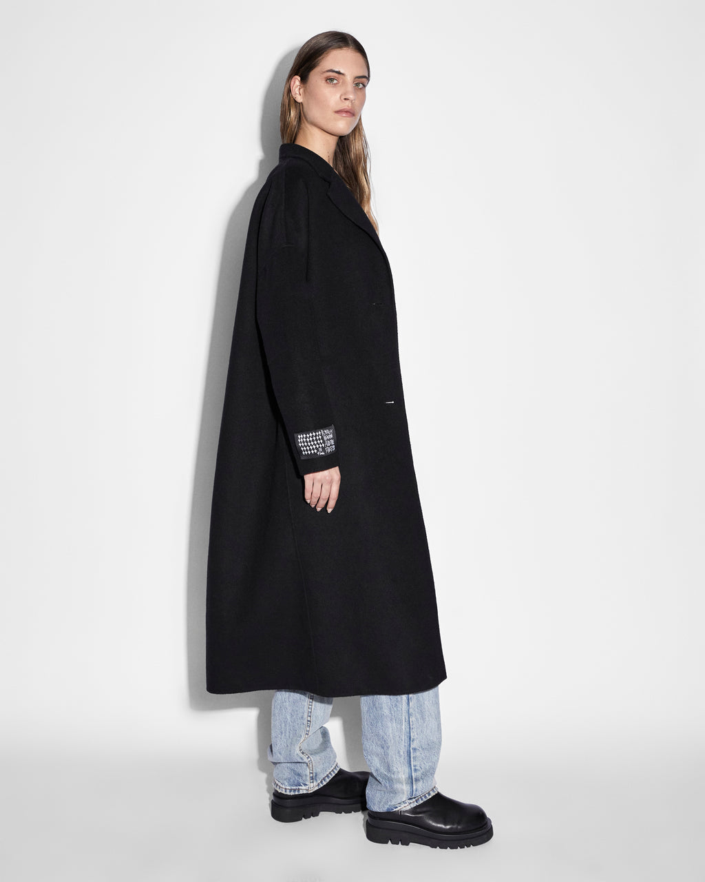 WOMENS KAMILLE COAT BLACK JACKETS