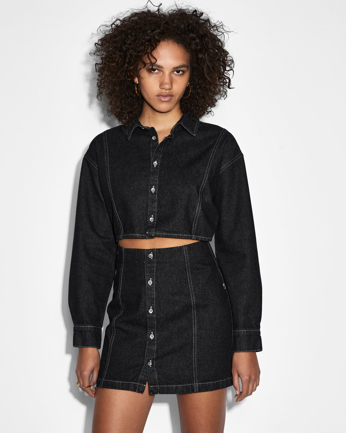 Womens Cutout Shirt Dress Midnight Dresses Womens Cutout Shirt Dress Midnight Dresses