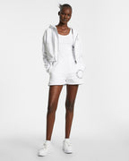 Womens Infinty Trak Short White Relaxed Walkshorts - White
