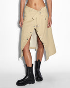WOMENS INCOGNITO BIKER/TRENCH KHAKI JACKETS