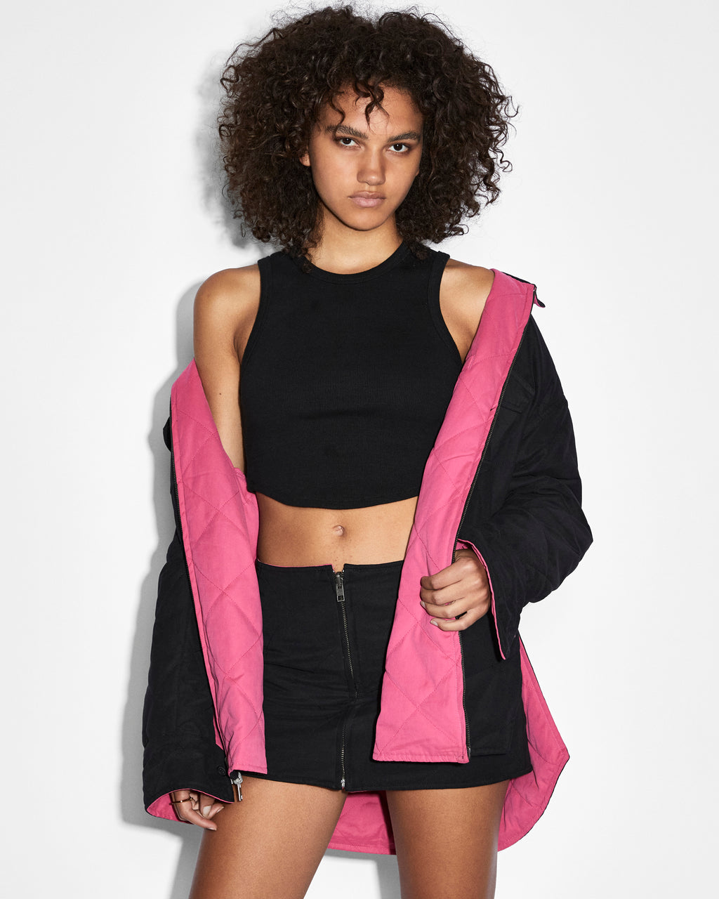 WOMENS REVERSIBLE LS SHACKET JACKETS