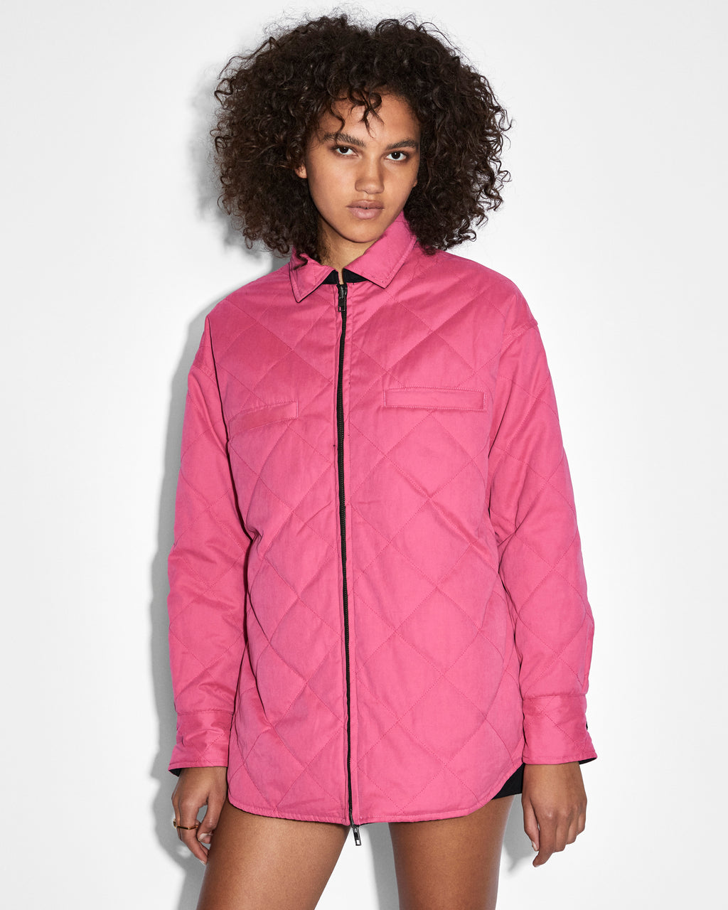 WOMENS REVERSIBLE LS SHACKET JACKETS