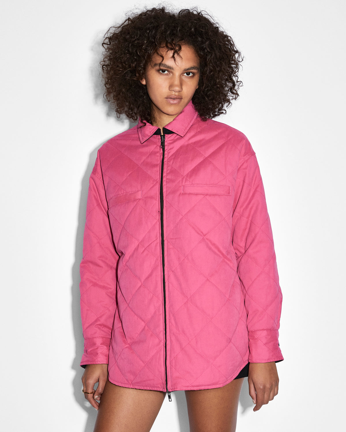 WOMENS REVERSIBLE LS SHACKET JACKETS