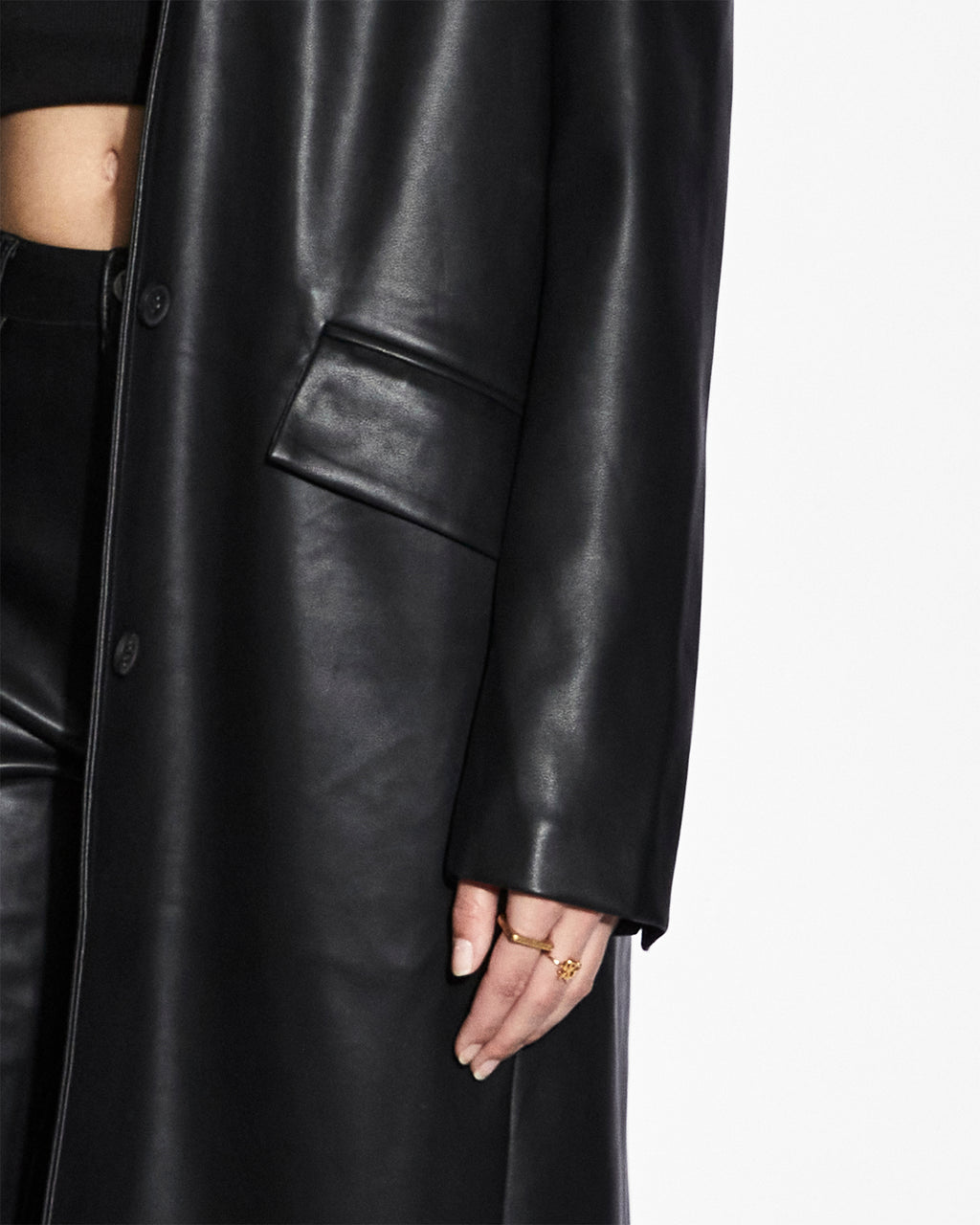WOMENS ZEPHYR DUSTER BLACK JACKETS