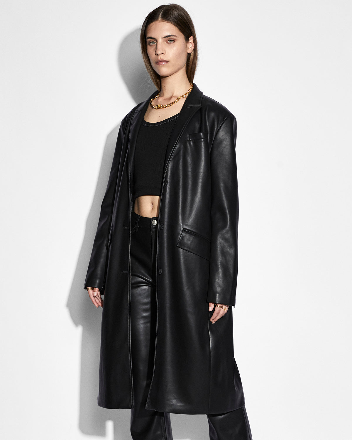 WOMENS ZEPHYR DUSTER BLACK JACKETS