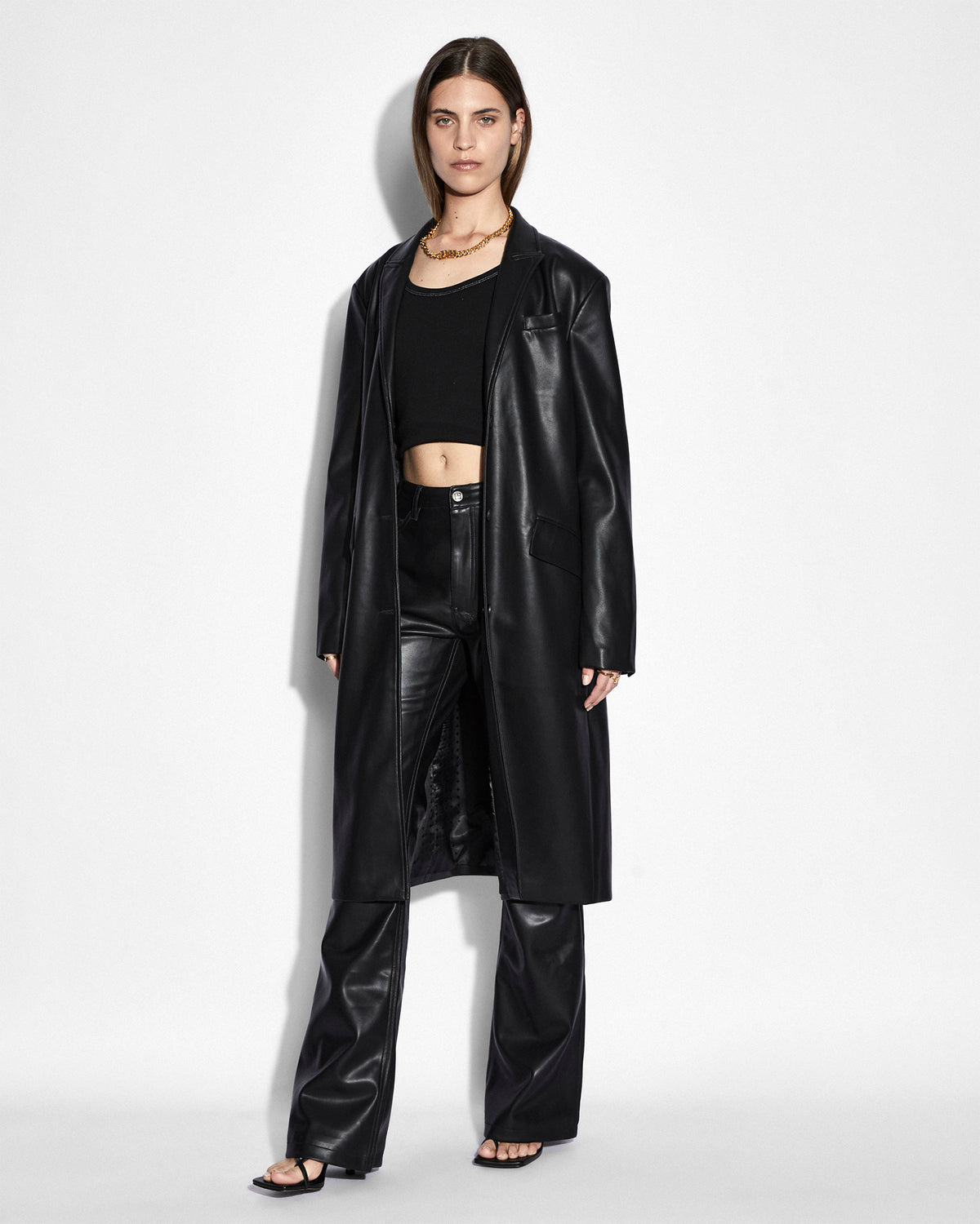 WOMENS ZEPHYR DUSTER BLACK JACKETS
