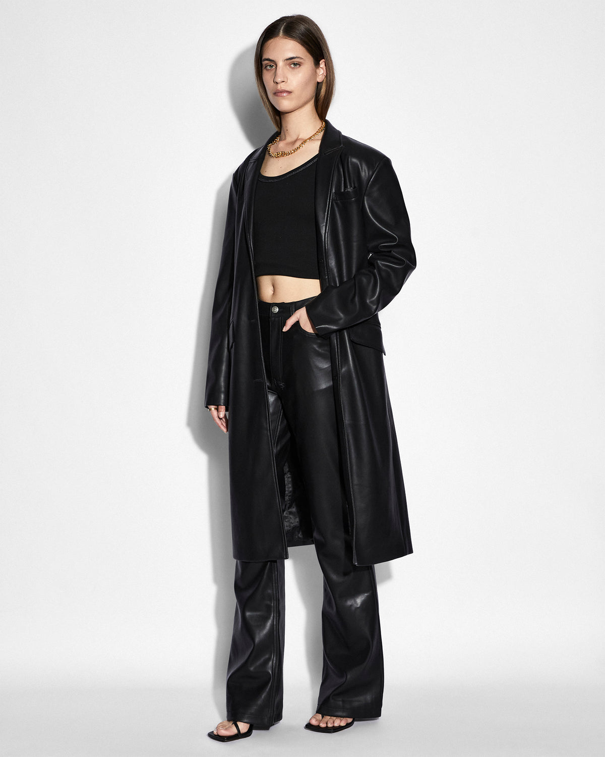 WOMENS ZEPHYR DUSTER BLACK JACKETS
