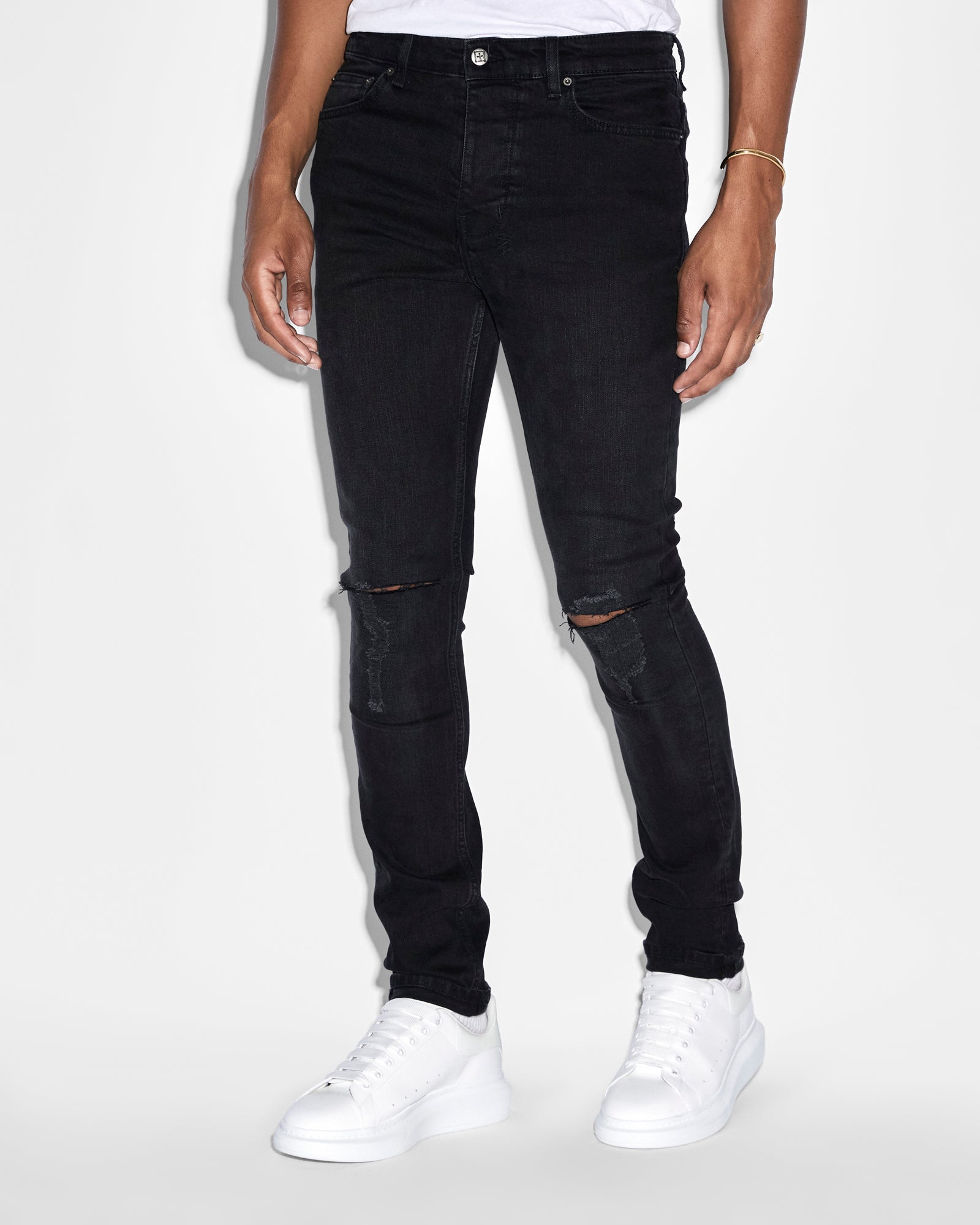 Buy Ksubi Chitch Krow Krushed | Men\'s Black Slim Fit Jeans | Ksubi ++