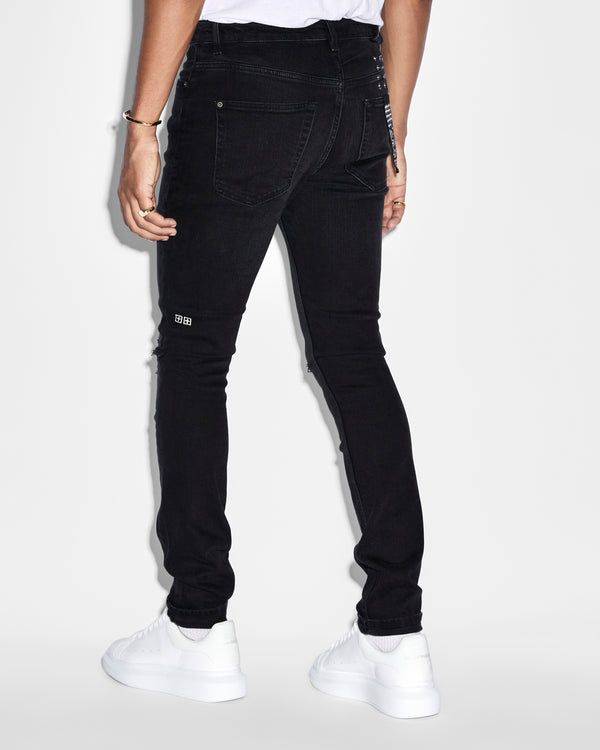 Buy Ksubi Chitch Krow Krushed | Men's Black Slim Fit Jeans | Ksubi ++