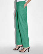 Womens Brooklyn Jade Straight Denim Jeans - Green