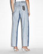 Womens Brooklyn Jean Recreate Straight Denim Jeans - Denim