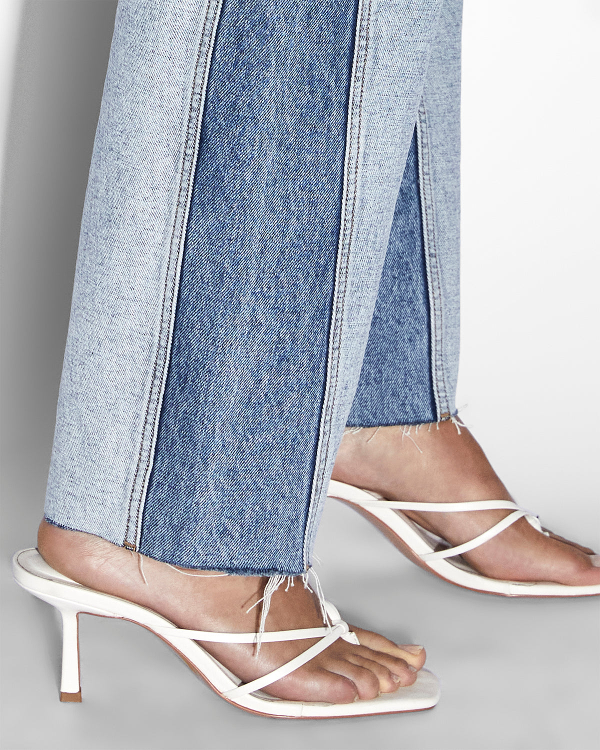 Womens Brooklyn Jean Recreate Straight Denim Jeans - Denim