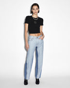 Womens Brooklyn Jean Recreate Straight Denim Jeans - Denim