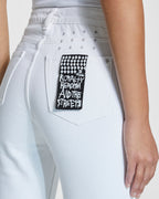 WOMENS NEW WAVE JEAN BLANC DENIM JEANS