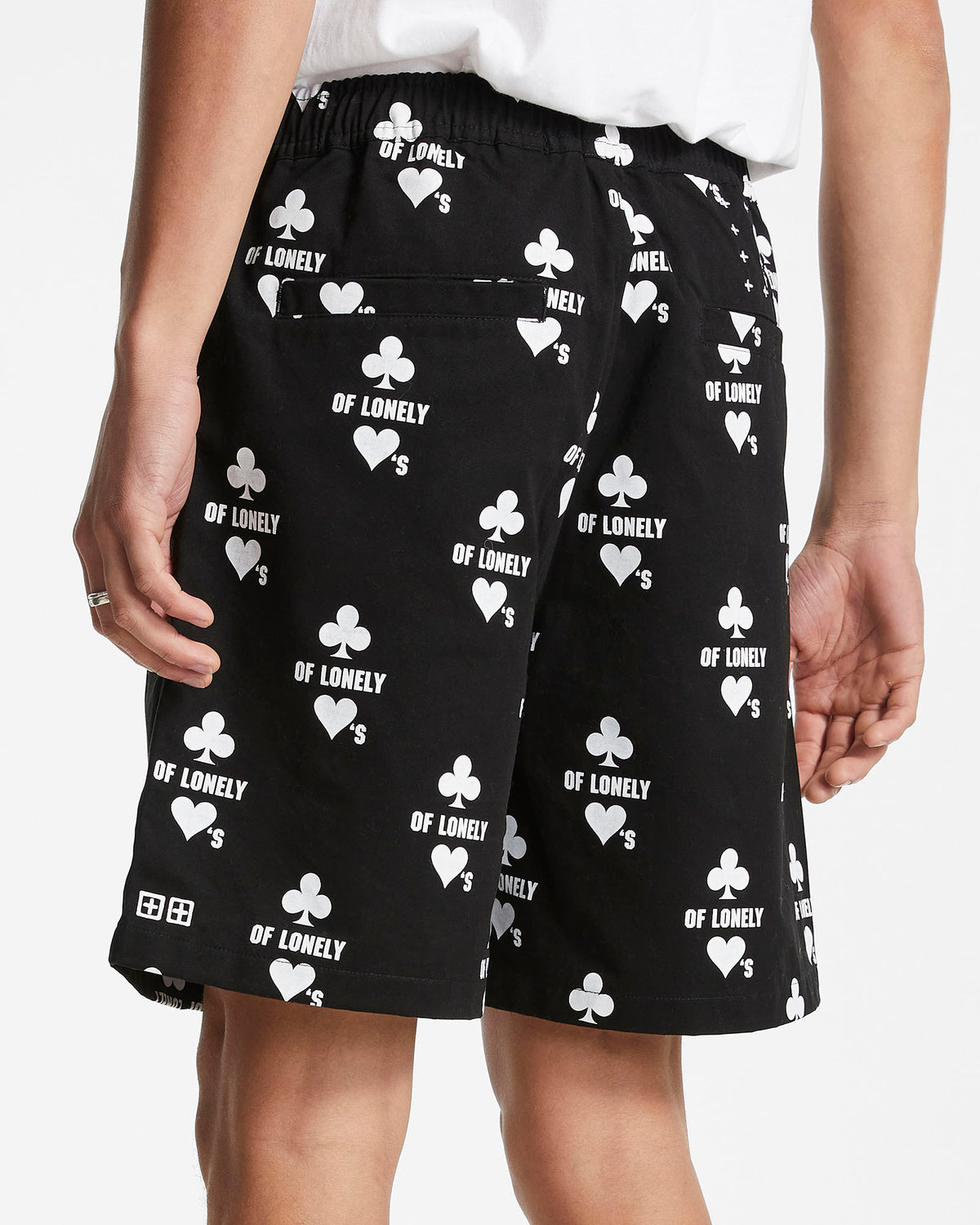 KLUB OF HEARTS SHORT BLACK