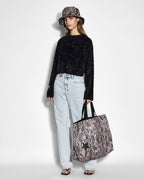 WOMENS CROPPED SWEATER BLACK KNITWEAR