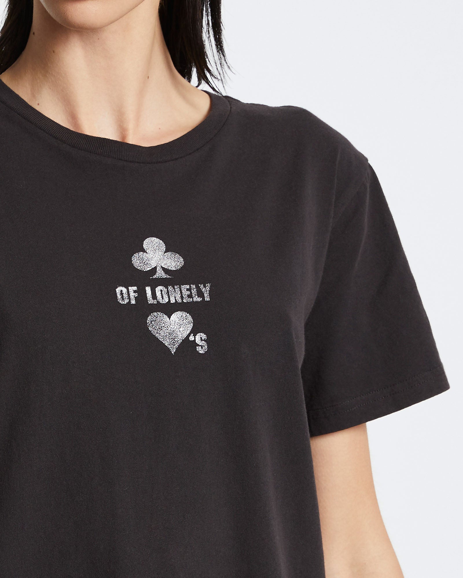 LONELY HEART KLASSIC SS TEE FADED BLACK
