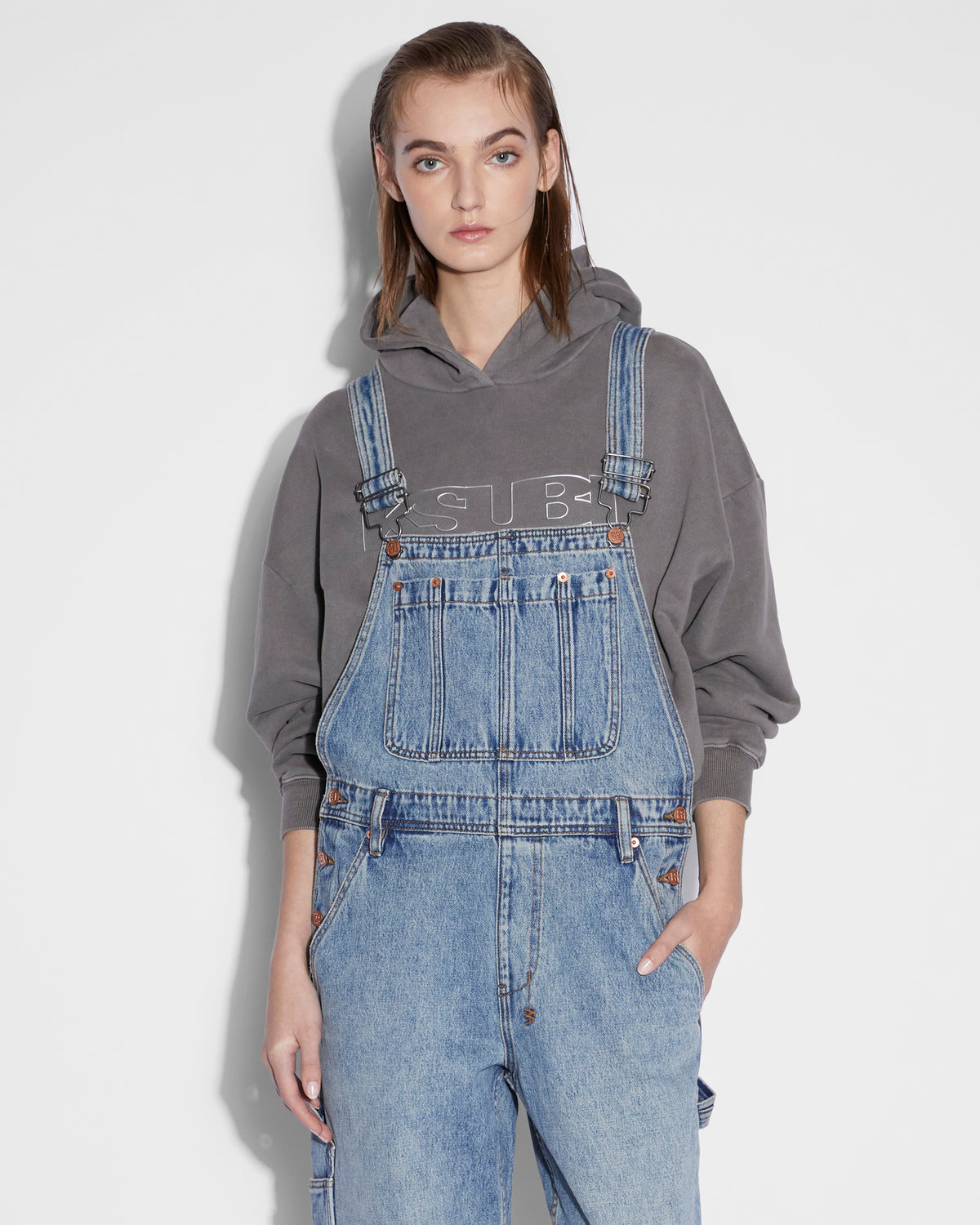Womens Easy Overall Lifetime Regular Jumpsuits - Denim