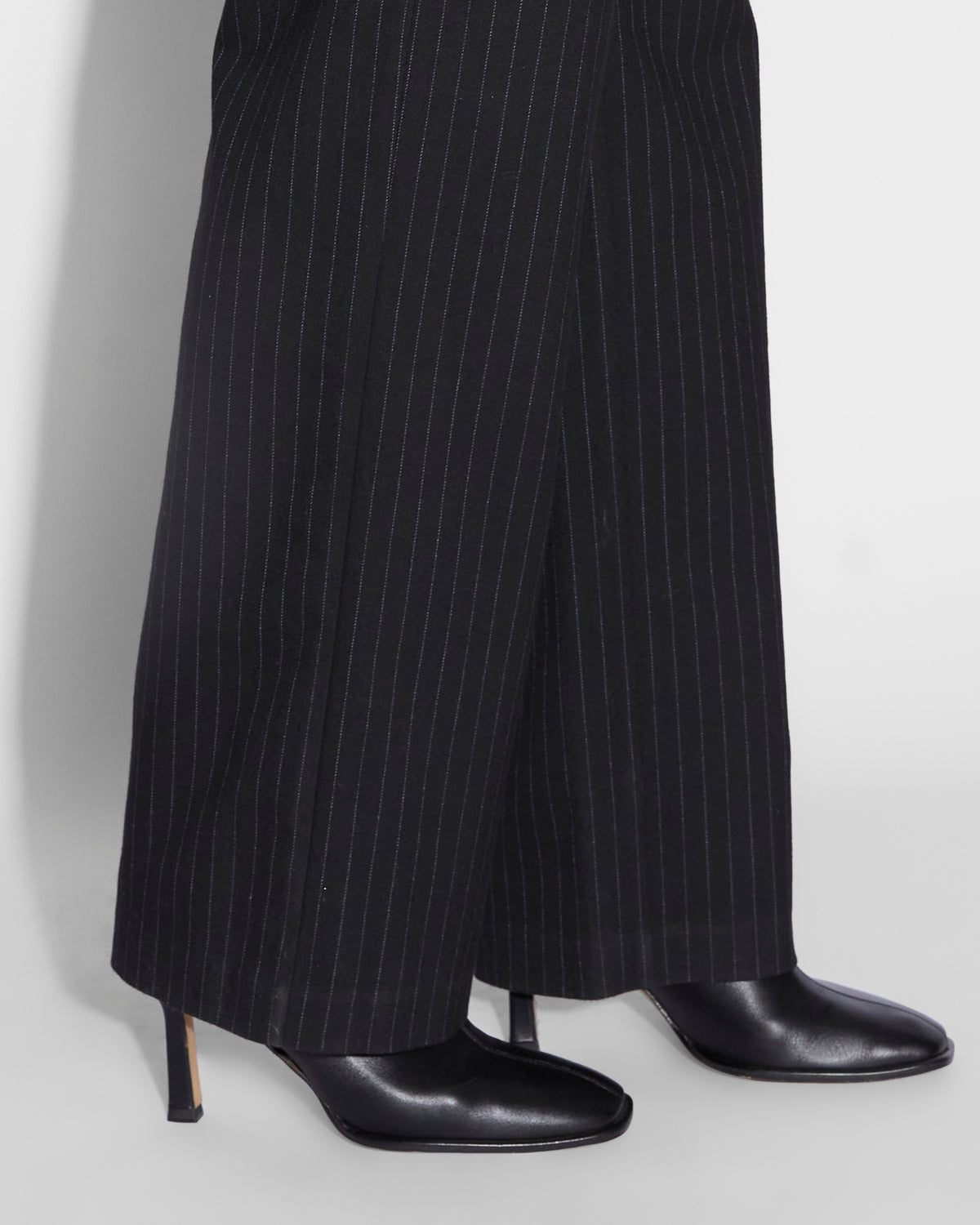 Womens Dettached Trouser Klassic Straight Pants - Black