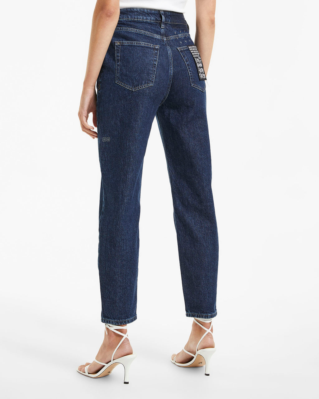 Womens Pointer Soho Xposed Relaxed Tapered Denim Jeans - Denim