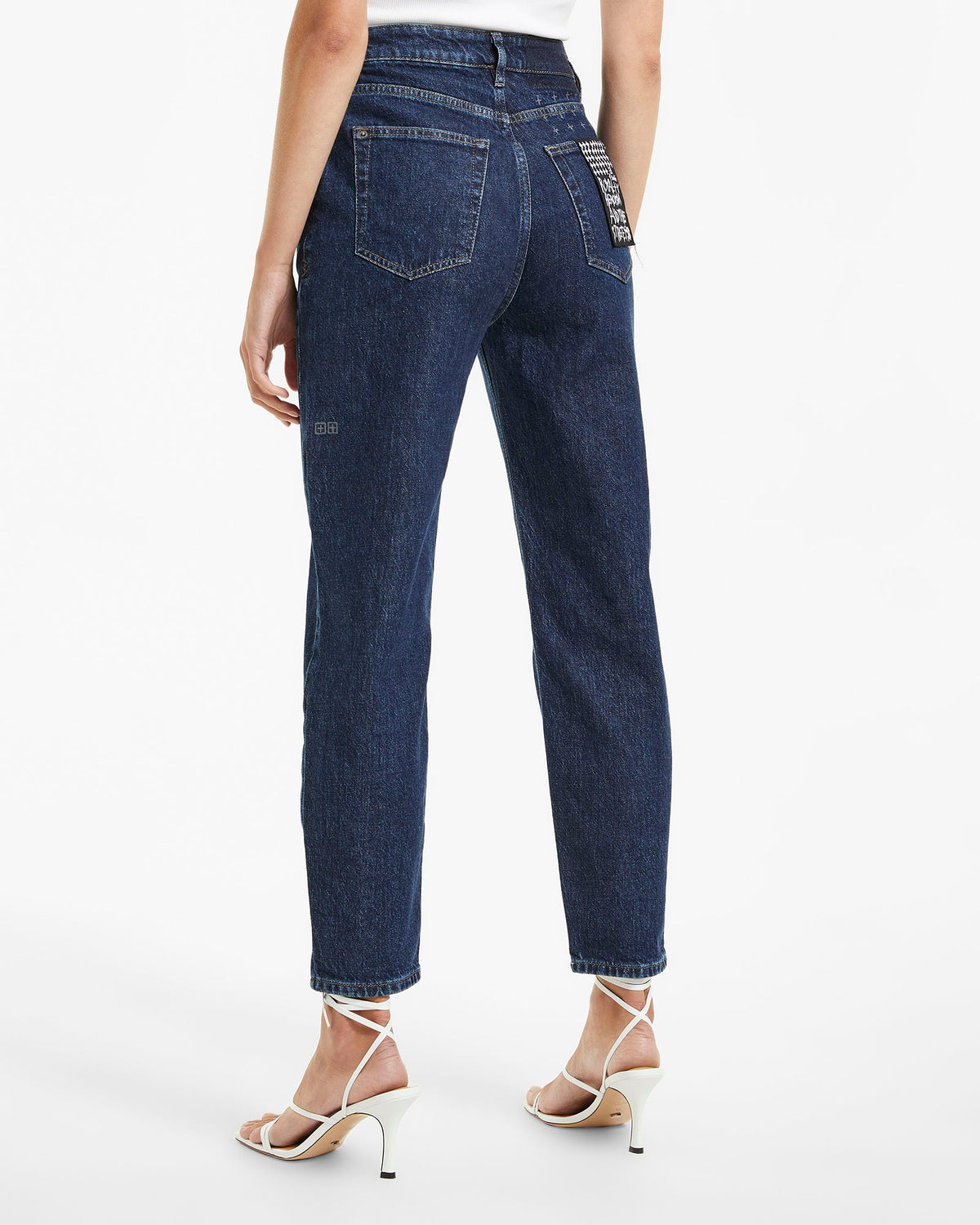 Womens Pointer Soho Xposed Relaxed Tapered Denim Jeans - Denim