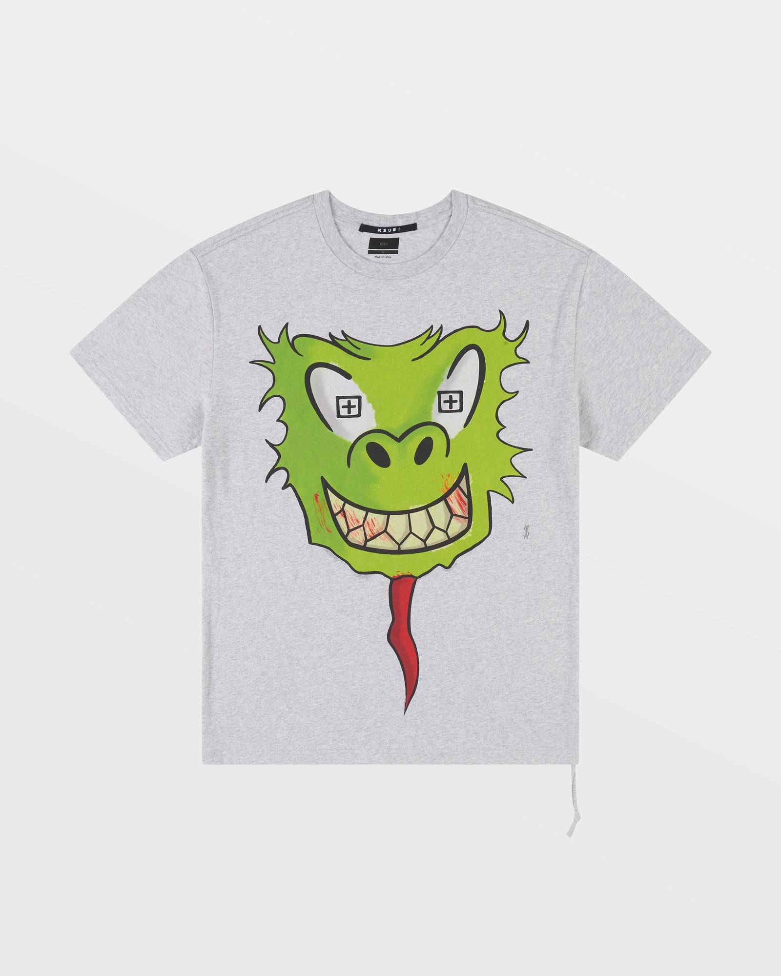 Reptar Front And Back Screen Jersey Tee - Black