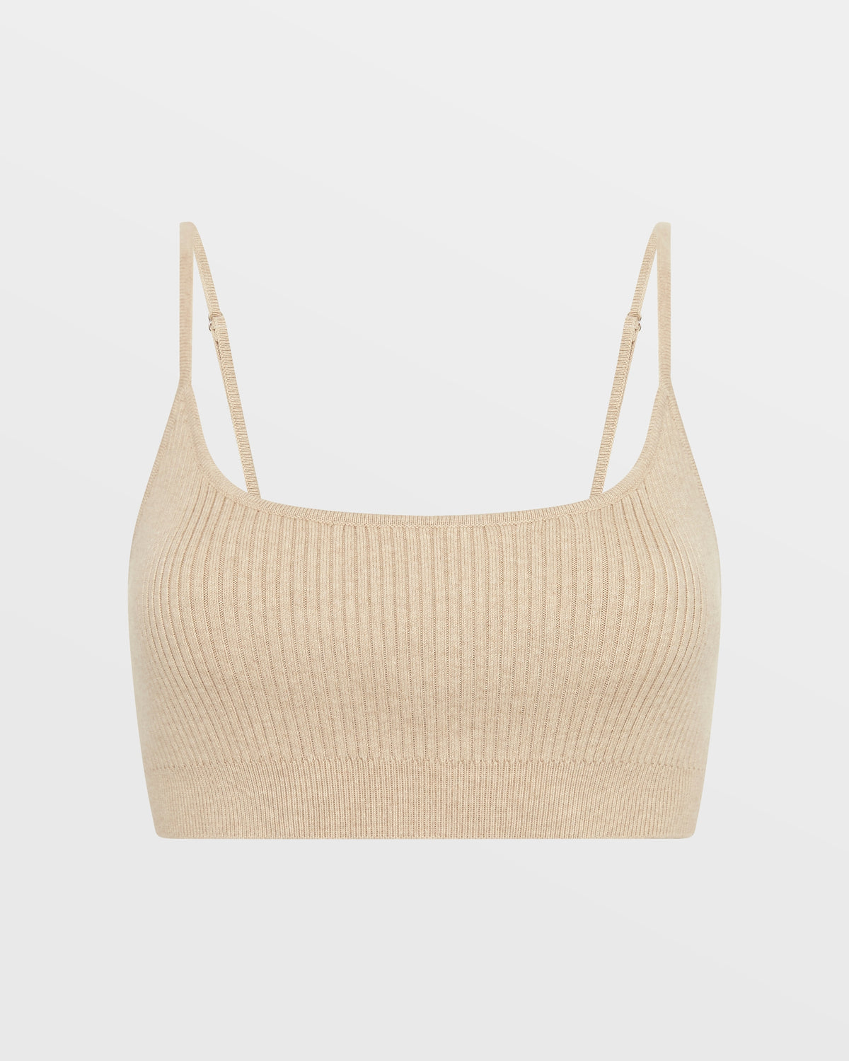 WOMENS KNIT BRALETTE OAT FASHION TOPS