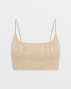 WOMENS KNIT BRALETTE OAT FASHION TOPS