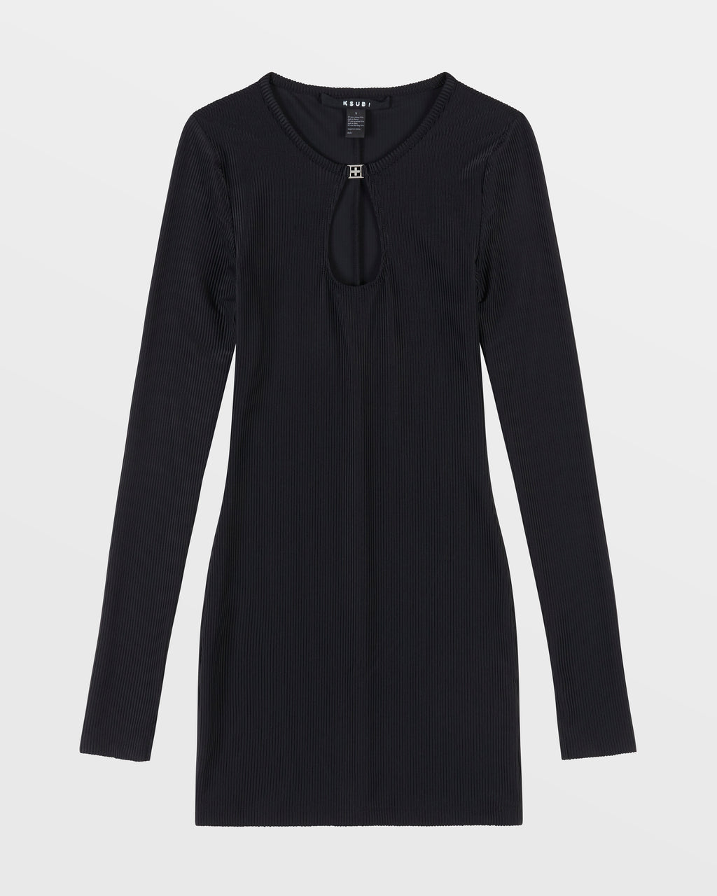 WOMENS CHARMED KEYHOLE DRESS BLACK DRESSES