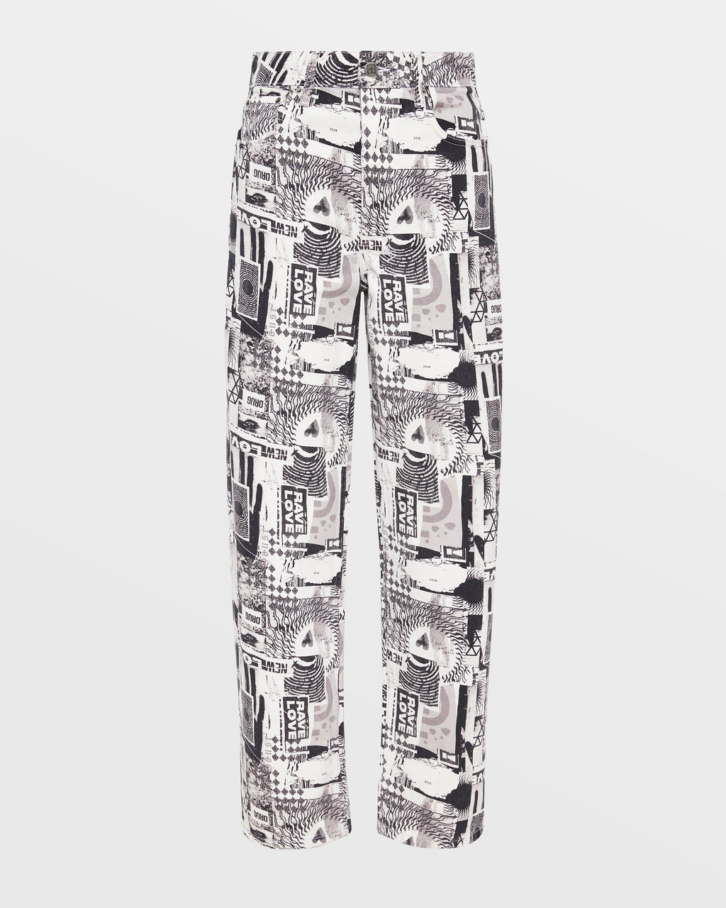 WOMENS BROOKLYN JEAN PURE LOVE B&W DENIM JEANS