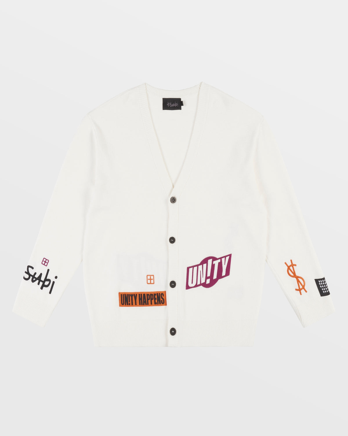 COLLECTIVE CARDIGAN WHITE