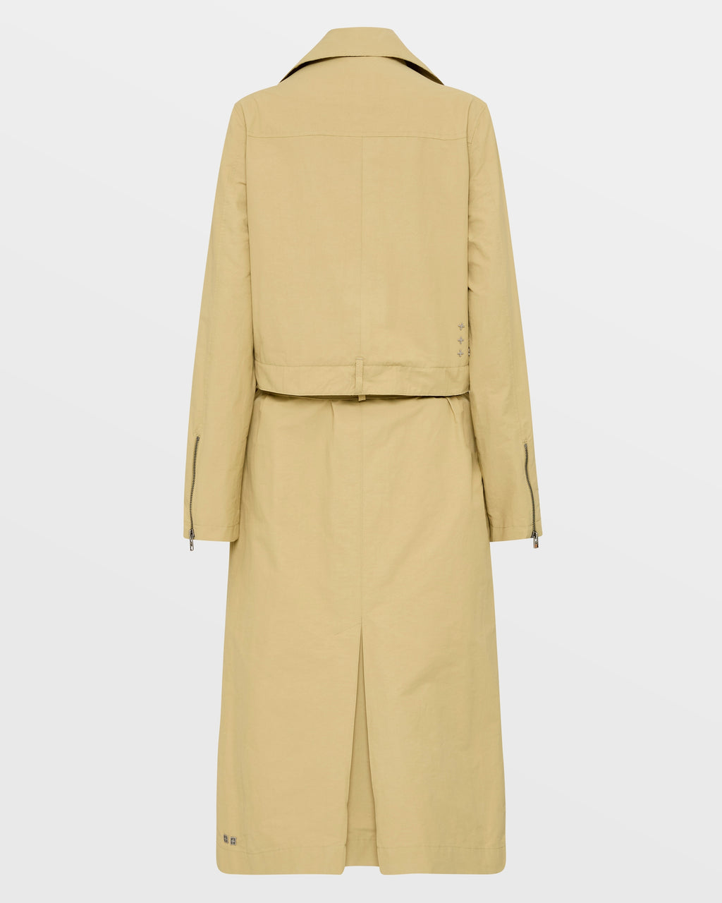 WOMENS INCOGNITO BIKER/TRENCH KHAKI JACKETS