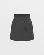 Womens Elemental Skirt Charcoal Slim Skirts - Black