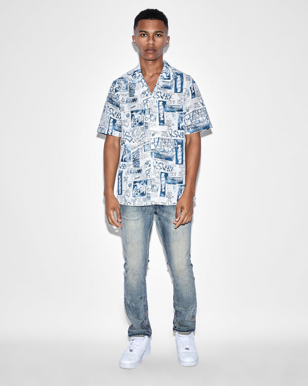 Shop The Mash Up Resort Shirt White | Ksubi ++