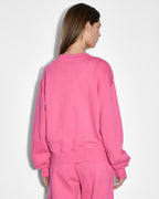 WOMENS 3X4 KLASSIC CREW HYPE PINK FLEECE