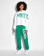 WOMENS UNITY ZIP TRAX GREEN PANTS
