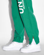 WOMENS UNITY ZIP TRAX GREEN PANTS